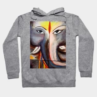 Almost Yoga Ganesha 1 Hoodie